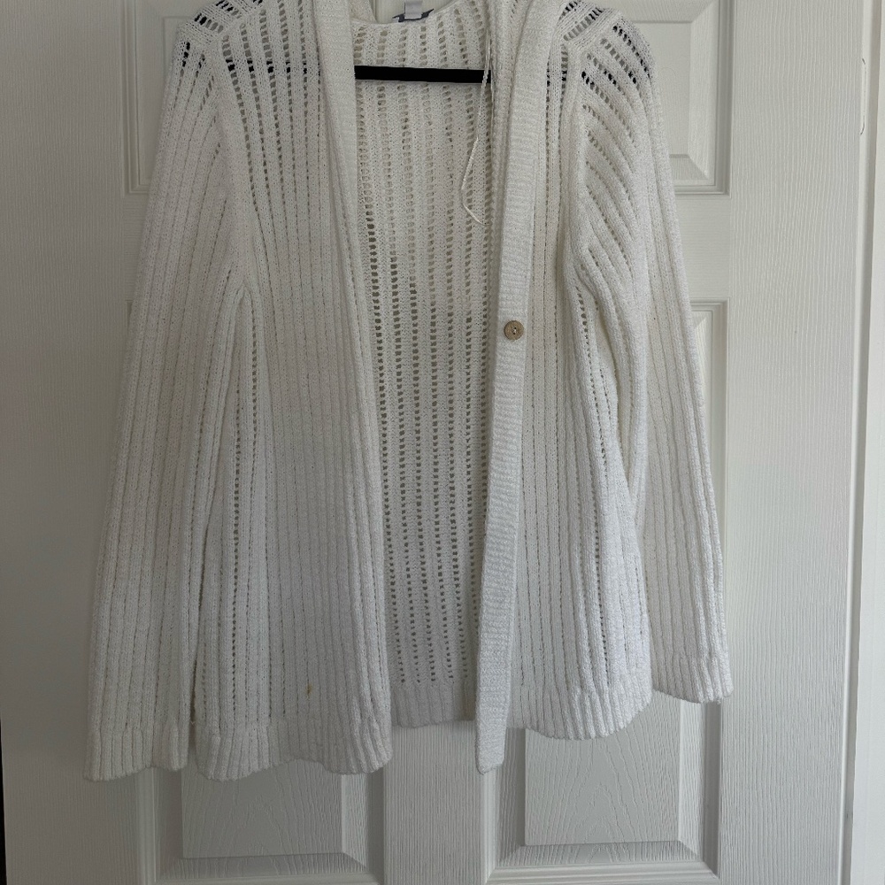 J Jill Knit Cardigan with Hood